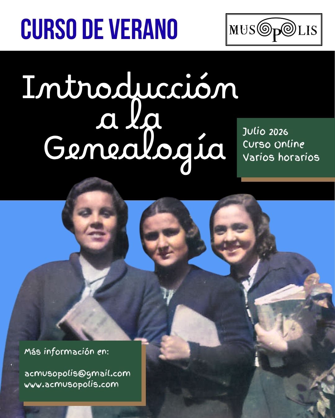 Curso de introducción a la genealogía de Musópolis